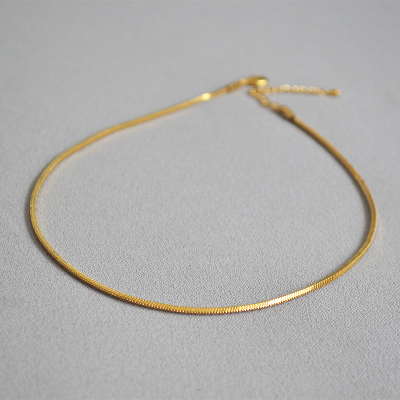 high quality ear jewelry Exclusive Limited high end jewelry pawn shops Stock: Timeless Brass Plated Necklace in Solid Color Design high end gemstone jewelry