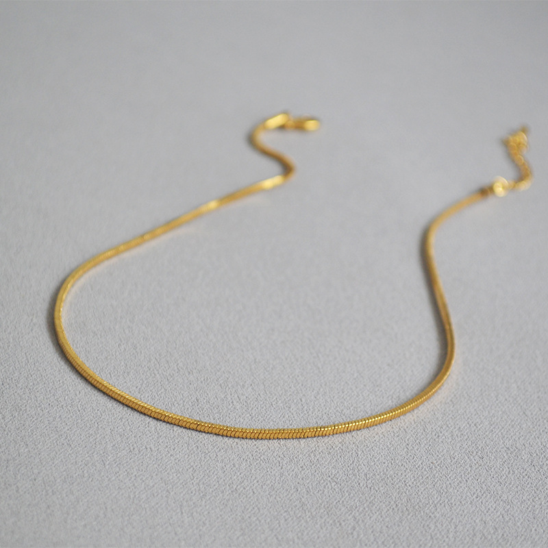 italian high end jewelry Exclusive high quality zirconia jewelry Limited Stock: Timeless Brass Plated Necklace in Solid Color Design high end amethyst jewelry
