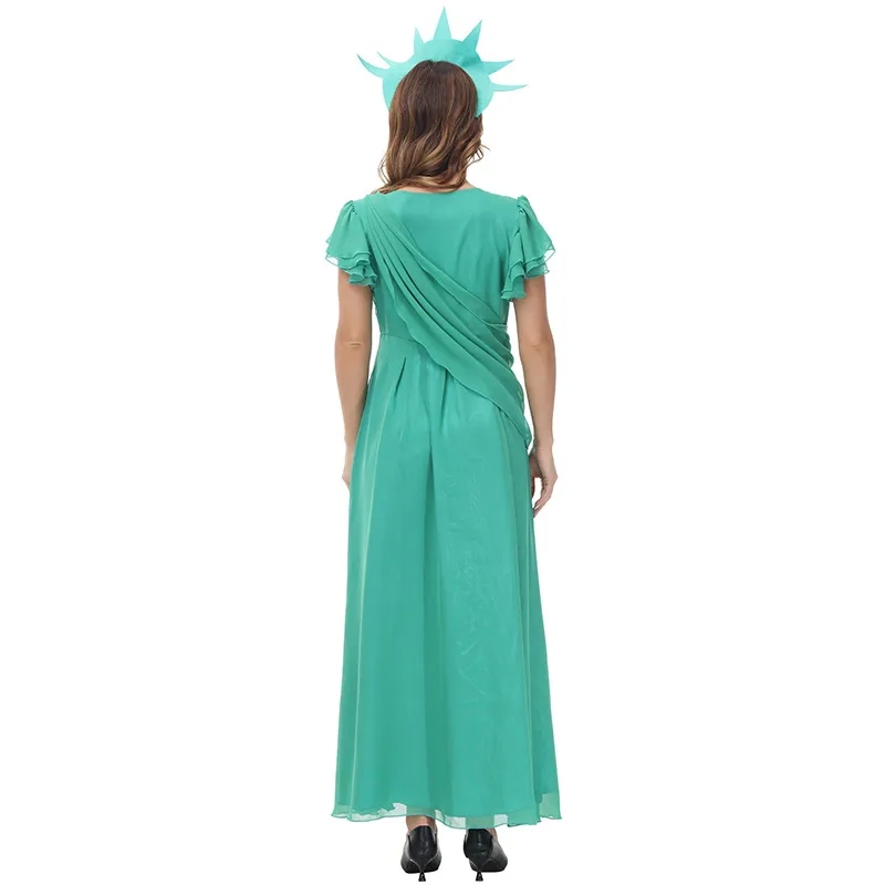 italian women's clothing Exclusive Women's Statue of Liberty Costume - Elegant Limited Stock for Halloween 80s women's clothing brands Masquerade Party women's clothing online shopping