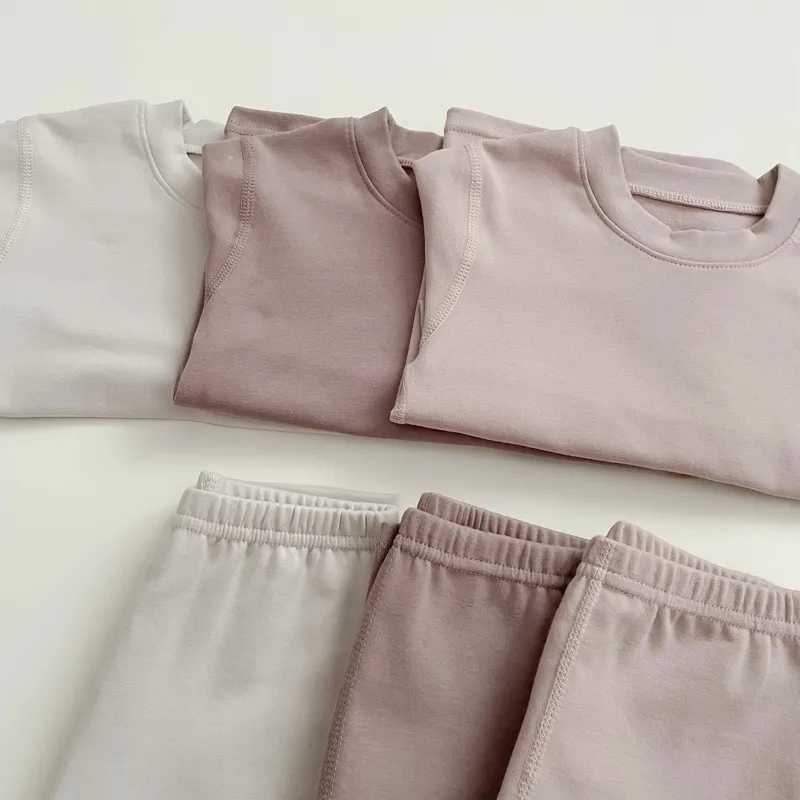 little_baby&kids shop Hypoallergenic Customized Cotton Kids Unisex Boneless baby jesus kids movie Underwear Set - Lightweight Autumn Loungewear baby yoda kids show