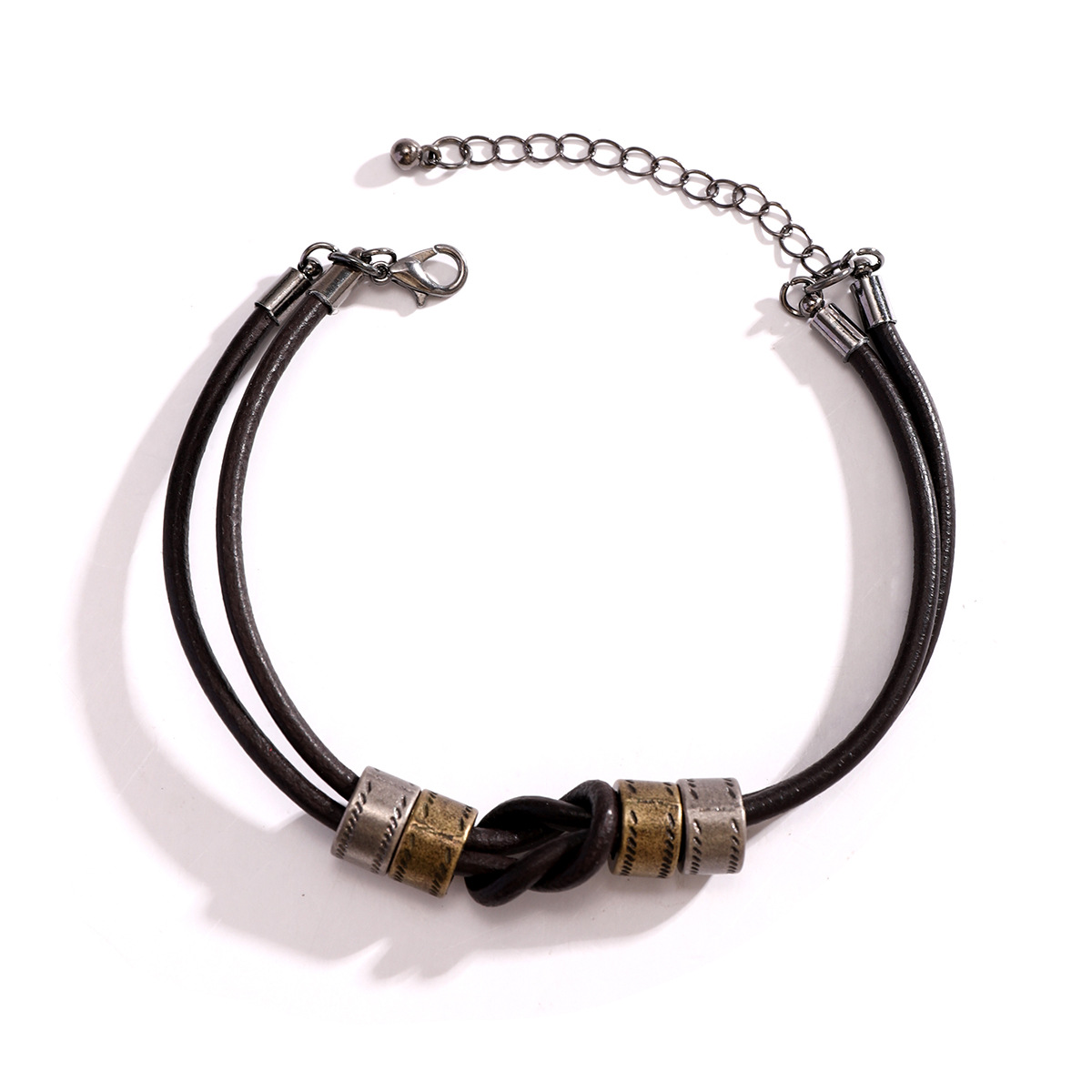 men's jewelry essentials Eco-Friendly Geometric rings men's jewelry PU Leather Alloy Men's Bracelets & Necklace | Grunge Ethnic Style Collection dolce and gabbana men's jewelry