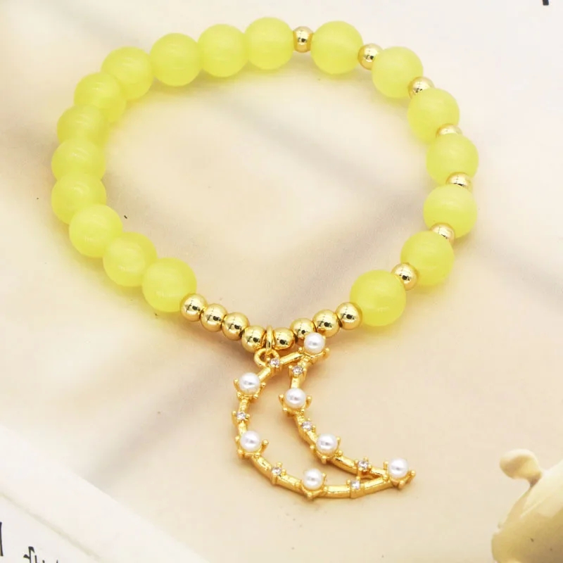 nice jewelry zales Wholesale Masculine Opal Zircon Pearl Copper Bracelet omega fine jewelry - Bespoke Everyday Bohemian Style chanel fine jewelry