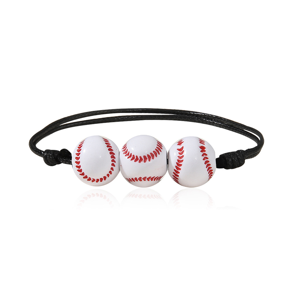 oc fashion jewelry inc Colorful Acrylic Leather Sports Bracelets - Sparkling One-of-a-Kind Basketball & Football Bold mens jewelry fashion 2024 Design fashion jewelry for kids