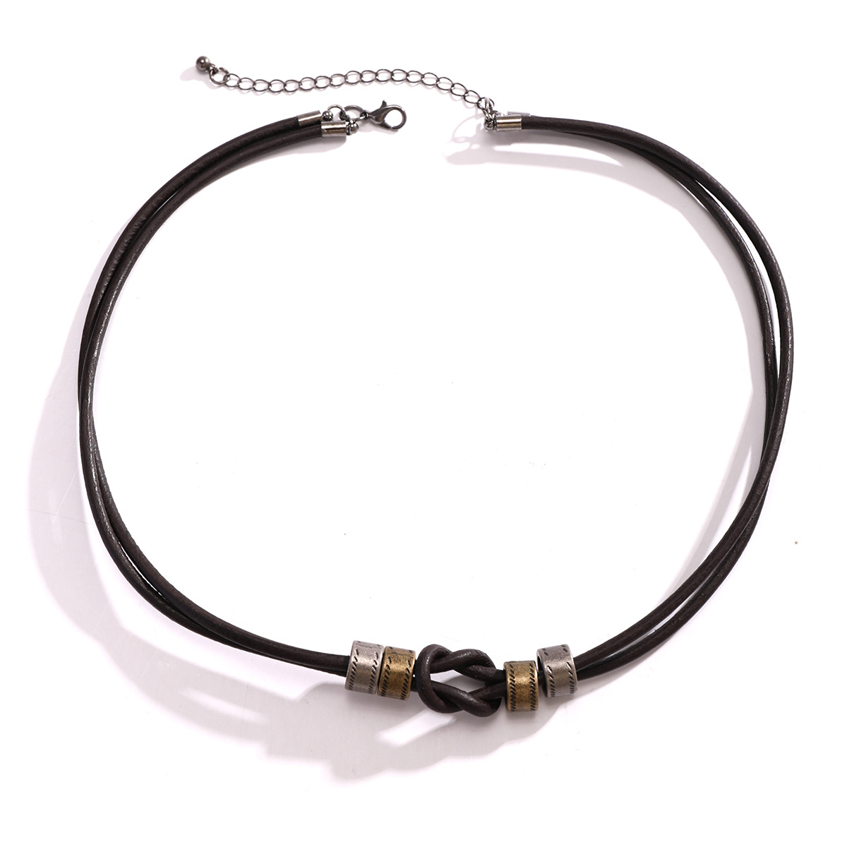 vera wang men's jewelry Eco-Friendly lord of the rings men's jewelry Geometric PU Leather Alloy Men's Bracelets & Necklace | Grunge Ethnic Style Collection classic men's jewelry