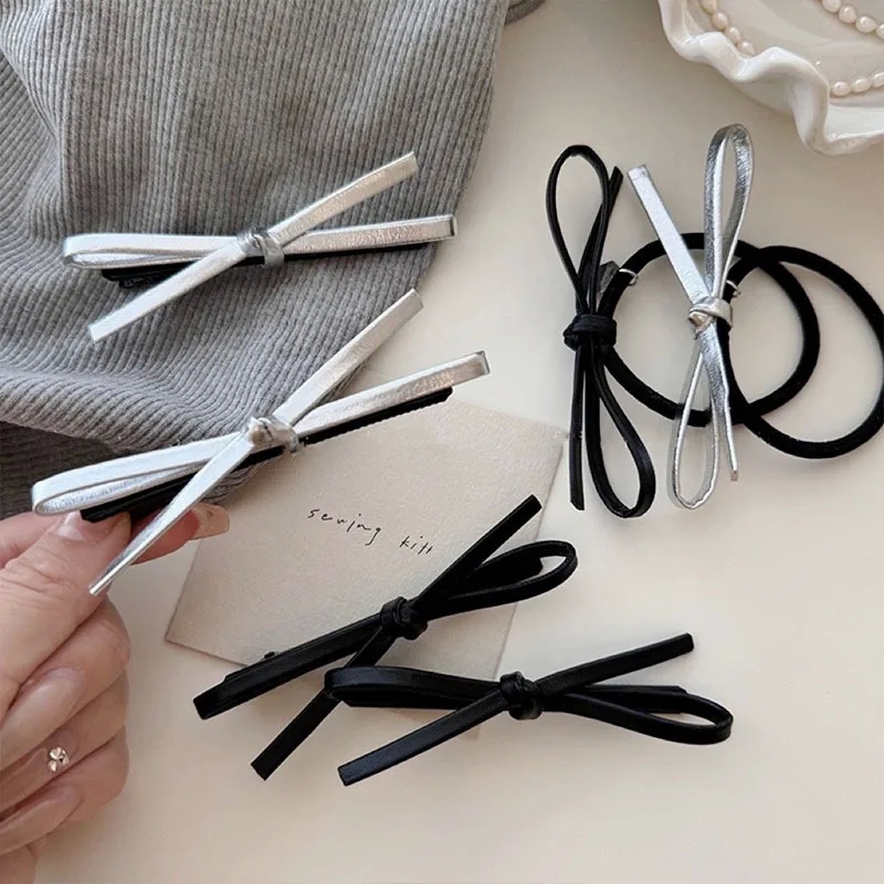 zara baby hair accessories Affordable Unisex Retro Ethnic Leather Bow Hairpin - Exclusive Front-to-forehead & gucci hair accessories Side Clip Deal knot hair accessories
