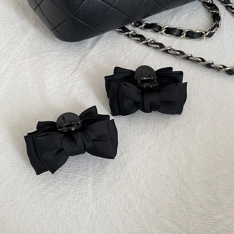 h&m hair accessories Eco-Friendly Tailor-Made Boho Chic Satin Hair Claws with Elegant Bow hair accessories gold Knot Design 80s hair accessories uk