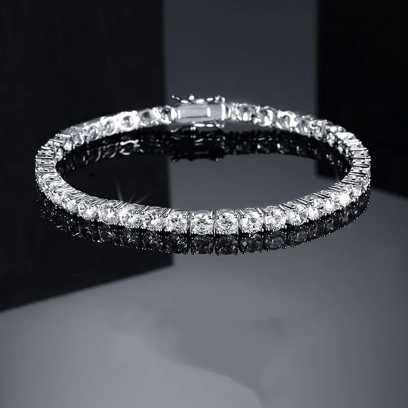high end jewelry for sale Boho where can i sell high end jewelry Chic Lightweight Brass Tennis Bracelet with Shiny Plating and Inlay Zircon - Simple Elegant Classic Style high end jewelry stores london