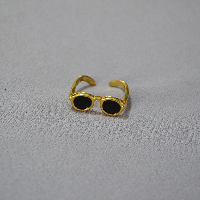 making high end jewelry Affordable Chic Bespoke Copper Gold is jared a high end jewelry store Hip-Hop Glasses with Feminine Open Rings - Limited-Time Offer inexpensive high end jewelry