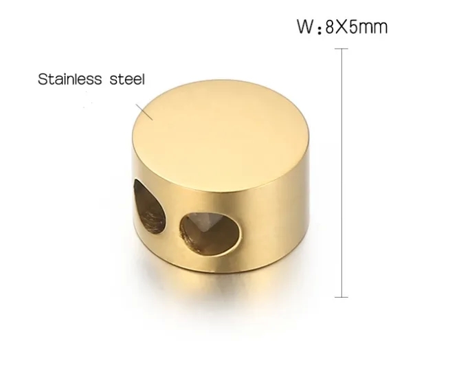 dremel torch for jewelry making Trendy Hand-Engraved Shiny Gold Plated .999 silver for jewelry making Stainless Steel Spacer Bar - 1pc 8x5mm jewelry making advent calendar