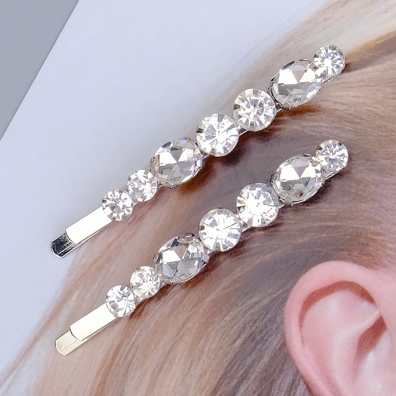 hair accessories kuwait Stylish Minimalist Women's Rhinestone Hair hair accessories container Clip - Trendy Lightweight Fashion Accessory anime hair accessories