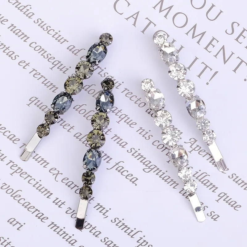 hair accessories new zealand Stylish Minimalist Women's Rhinestone Hair Clip - Trendy Lightweight Fashion qvc hair accessories Accessory ﻿hair accessories