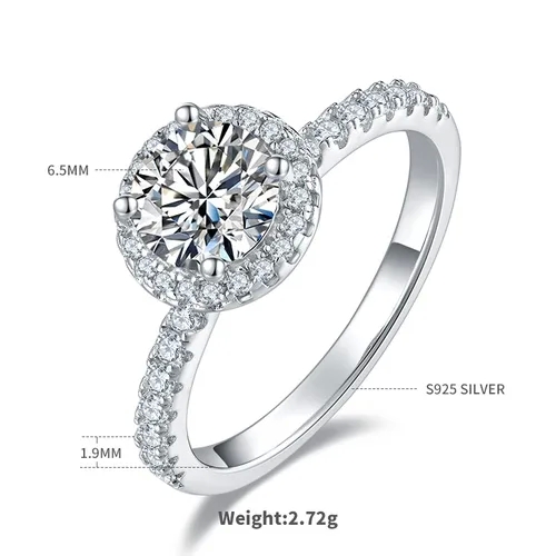 high-end punk jewelry Customized Dainty Upcycled 925 Sterling Silver Moissanite high quality viking jewelry Rings with Waterproof Lightweight Design high end 14k jewelry