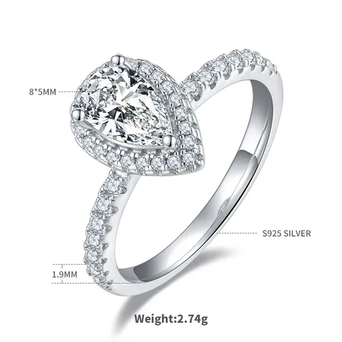 high end estate jewelry Affordable Handmade 8 jewelry brands Trendsetting Moissanite Rings in 925 Sterling Silver fashion high end jewelry brands