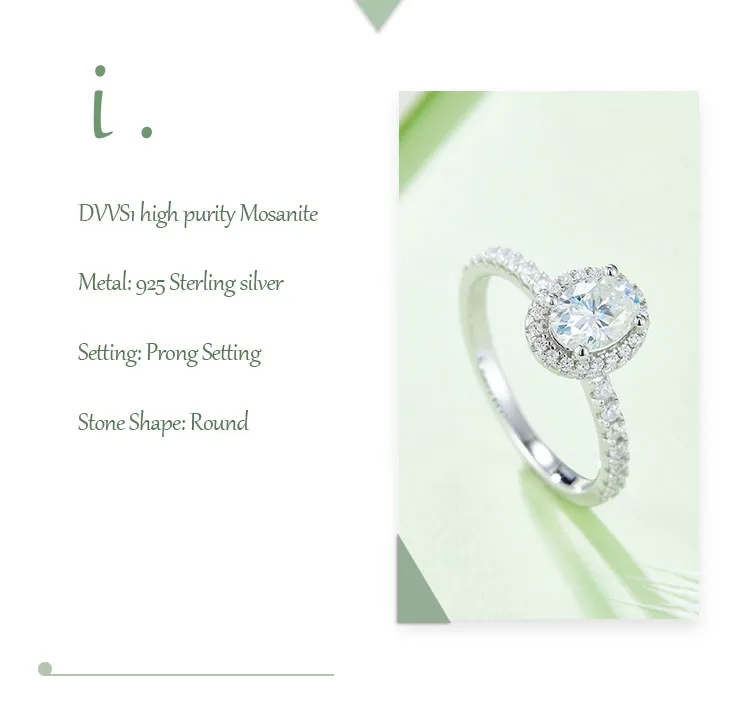 high end trendy jewelry Chic Delicate Oval Moissanite high end jewelry insurance Ring - Sleek & Non-Toxic 925 Sterling Silver Wholesale high end jewelry making