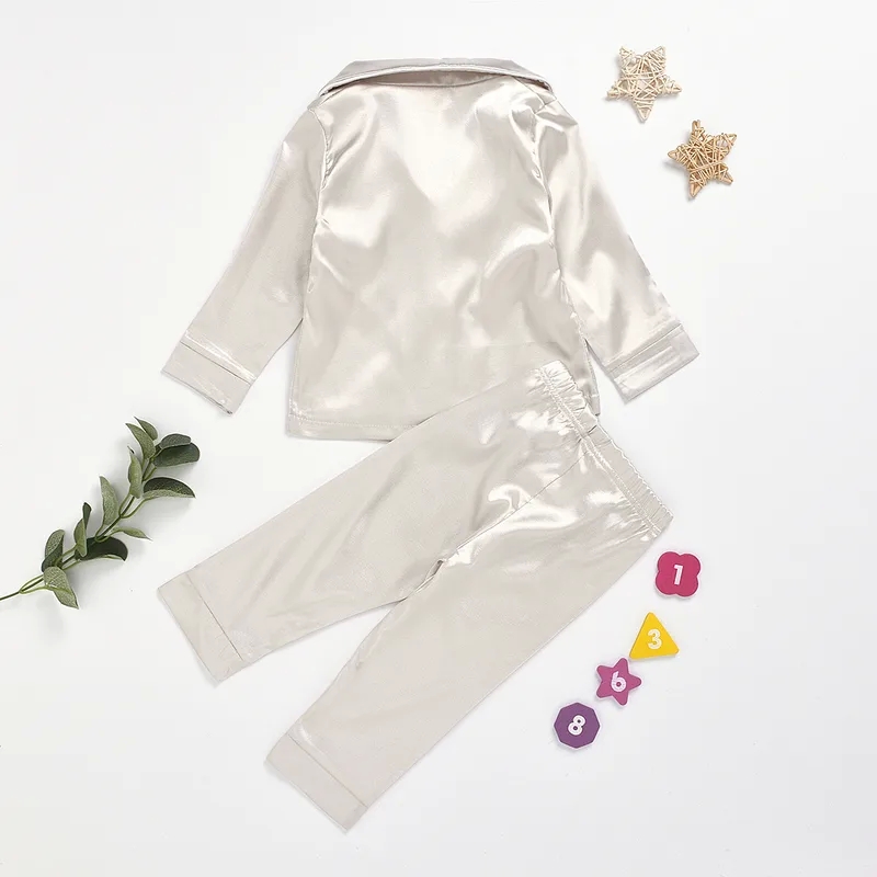 is a 6 year old a baby Romantic Delicate skilla baby kids Polyester Chiffon Loungewear Set - Vibrant Solid Colors emmelia baby kids store