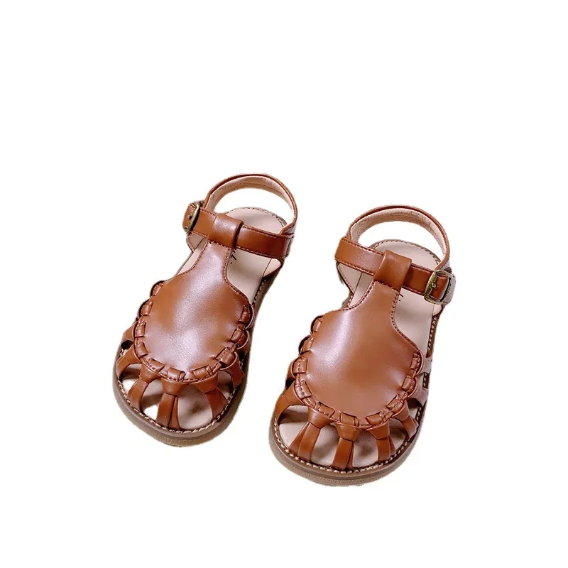 little baby kids Hypoallergenic Ethnic Chic Women's Sleek Round Toe Solid Color Fashion Sandals vianna baby kids Wholesale ice ice baby kids