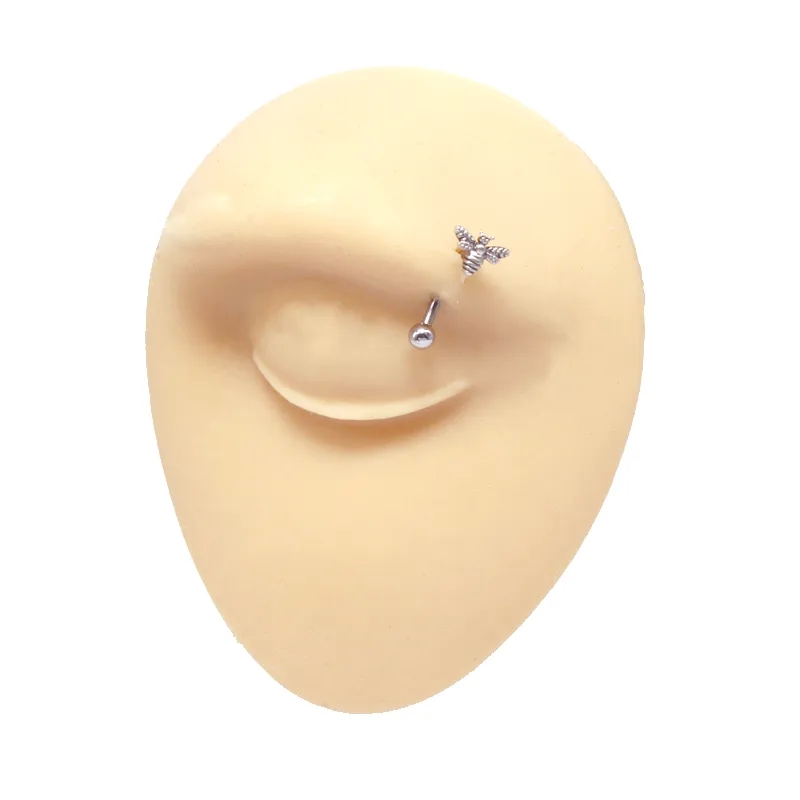 marrow fine jewelry Luxury Heritage-Inspired White Gold Plated Zircon Eyebrow Nails - fine jewelry pendants Rustic Grunge Style in Bulk everett fine jewelry