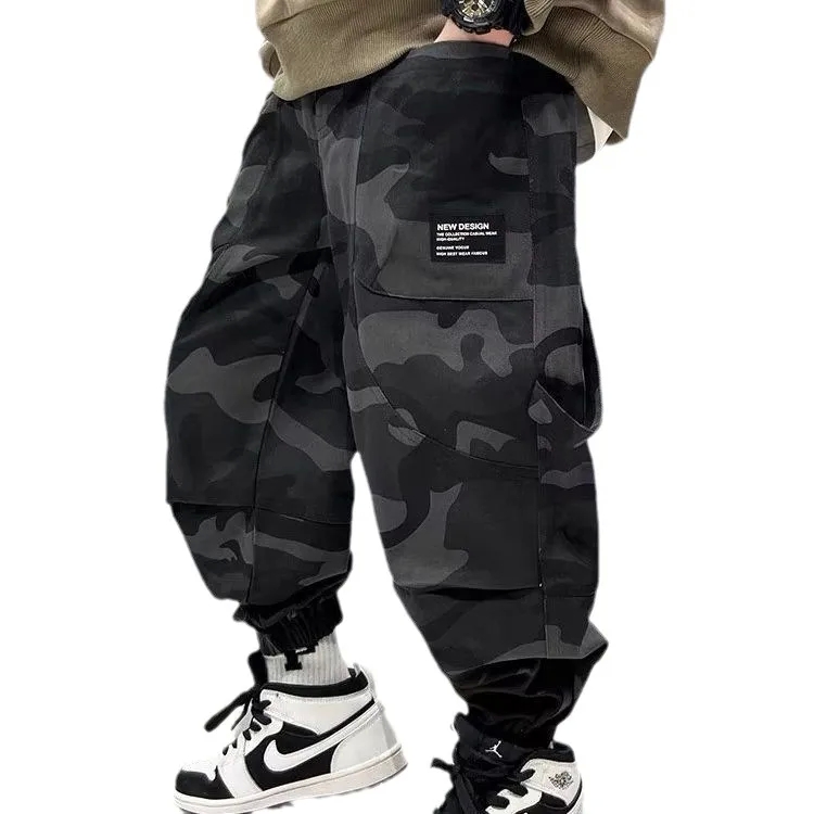 7 kids 7 baby daddies Ethically Made Glamorous Bold Sports Camouflage Polyester Pants for nikki baby kids Boys Wholesale baby kids cutting