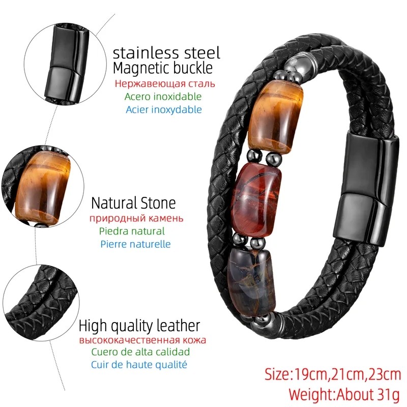 versace men's jewelry sale Rustic Luxe Handmade zara men's jewelry Men's Bangle: Sleek Color Block with Genuine Tiger Eye for Daily Commute mens jewellery 30th birthday
