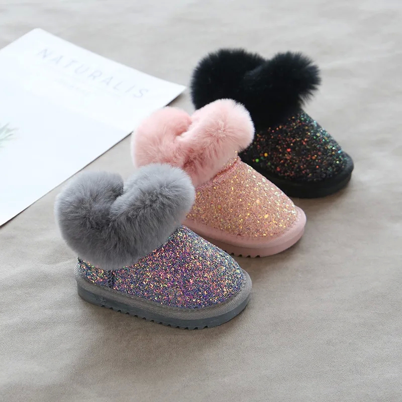 an baby kids Boho-Inspired euro baby kids Ethnic Sparkling Waterproof Women's Round Toe Casual Snow Boots baby kids game online