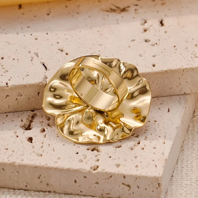 ep fine jewelry Ethically Crafted 14K Gold Plated Stainless Steel narcissus fine jewelry Bohemian Heart Ring - Delicate Vintage-Inspired Design fine jewelry designers near me