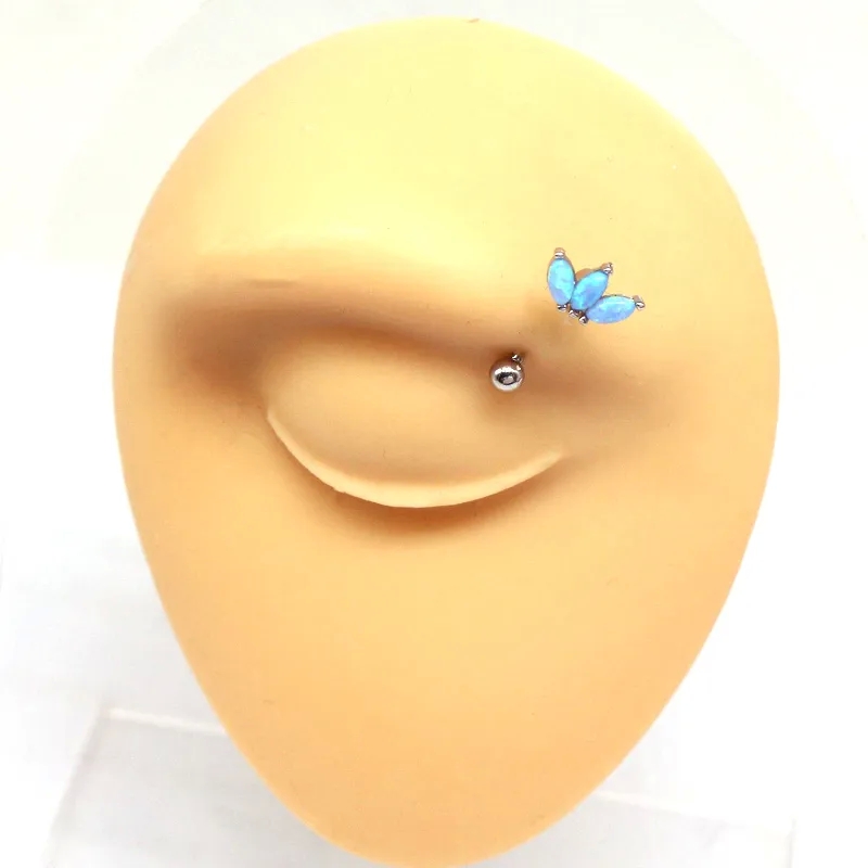 fine jewellery trends 2024 Elegant Geometric Heart Shape Stainless Steel Eyebrow Jewelry fine jewelry jobs near me with Zircon White Gold & Rhinestones zacks fine jewelry ebay