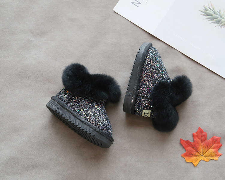 kailyn lowry kids and baby daddies Boho-Inspired Ethnic Sparkling Waterproof Women's Round little_baby&kids shop Toe Casual Snow Boots baby kids gap