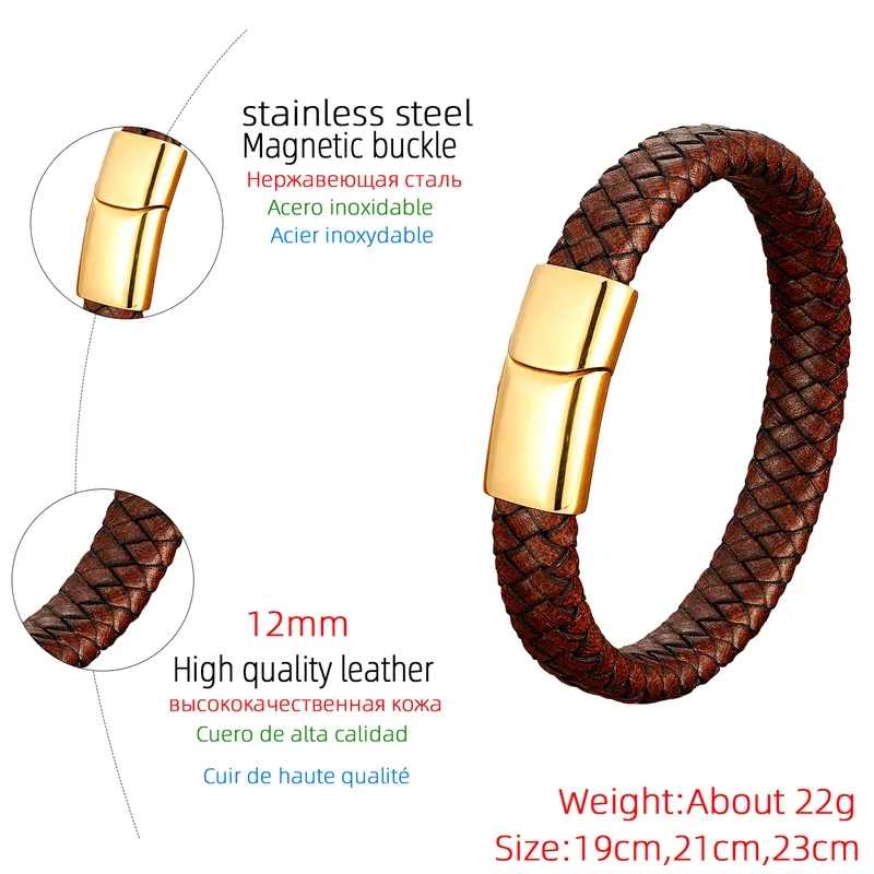 men's jewelry eyebrow piercing Lightweight Non-Toxic Stainless Steel Men's Bracelet with Retro Magnetic men's jewelry line Braid & Glam Vibe fine men's jewelry