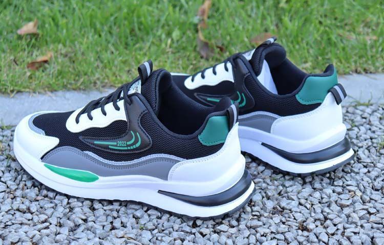 personalized Men's Custom Organic Chunky Sneakers - formal elegance Timeless Romantic Color Block Design glistening