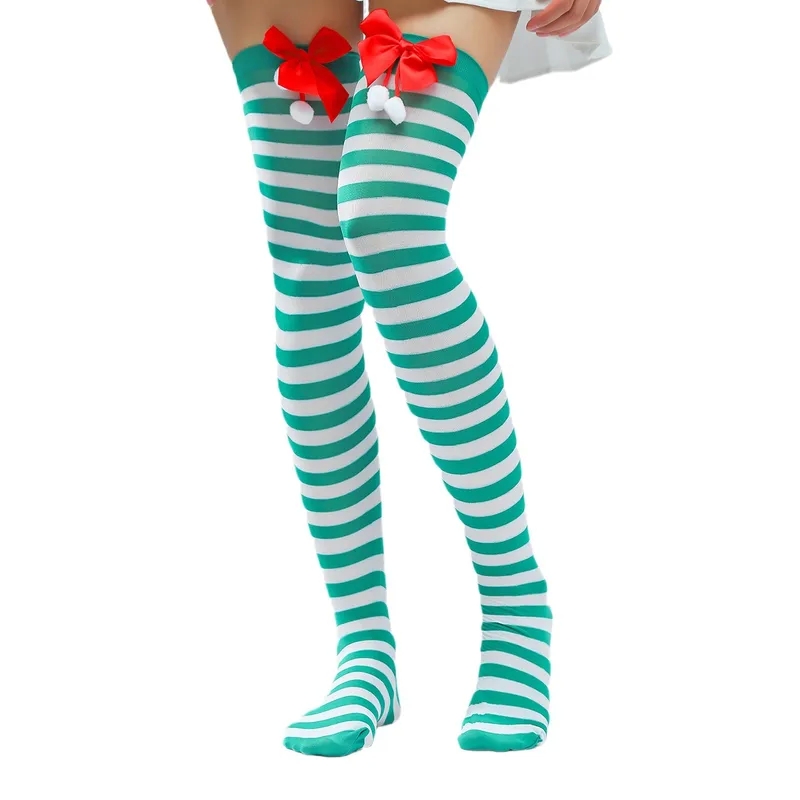 steampunk fashion accessories Over The Knee Bow Knot fashion jewelry 80s Socks - Classic Safe Design with Timeless Christmas Style 1920's men's fashion accessories