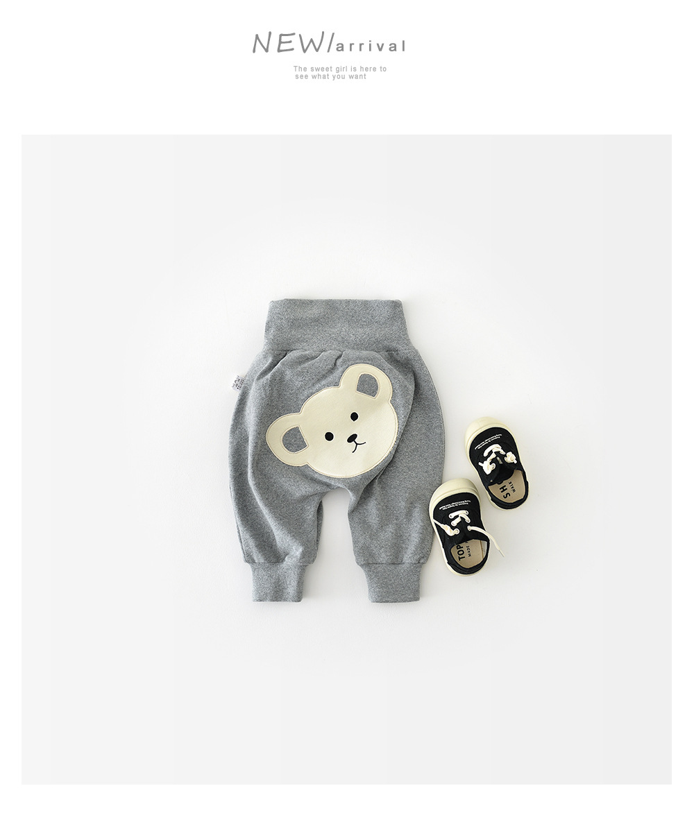 uppababy vista 3 kids Eco-Friendly Charming cabbage patch kids 80s baby Bear Cotton Pants for Boys - Sustainable and Exclusive Romantic Style new born baby kids