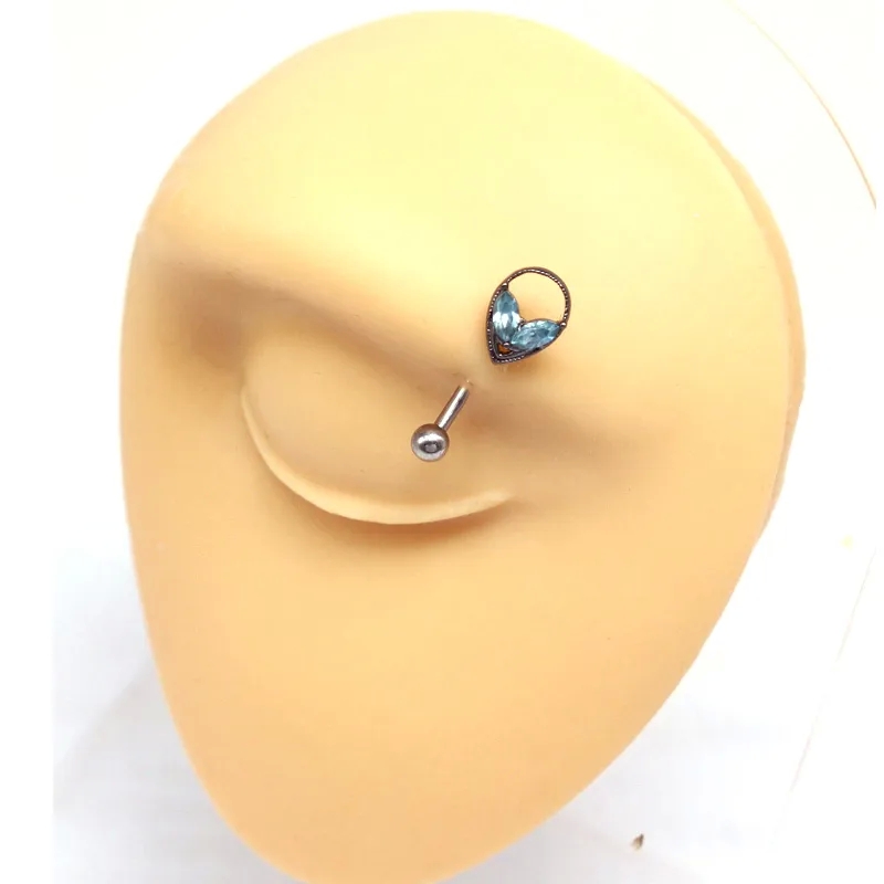what does 9 mean on jewelry Luxury Geometric Ghost Zircon Eyebrow Stud - Rare Fashion Must-Have chanel fine jewelry 5th ave with Rhinestones & Epoxy Plating fine jewelry diamond earrings