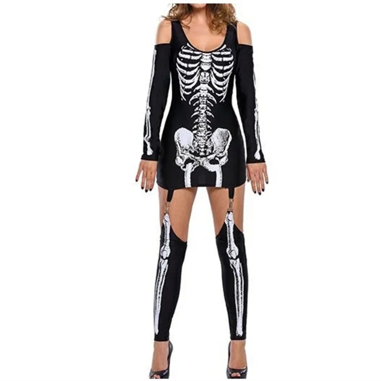 80s fashion women's clothing Affordable Luxe Non-Toxic women's clothing deals Sexy Skeleton Halloween Costume for Parties & Stages women's clothing exchange