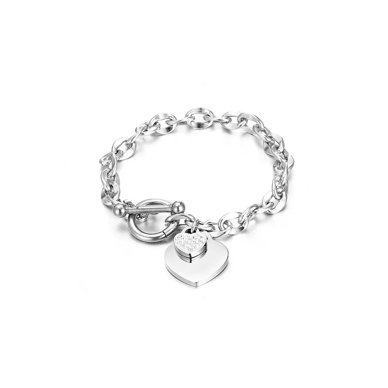 deutsch fine jewelry Affordable Fashion Gold-Plated Heart Diamond Bracelets xxl fine jewelry - Comfortable Party Wear Hand-Engraved Design in Bulk the woods fine jewelry