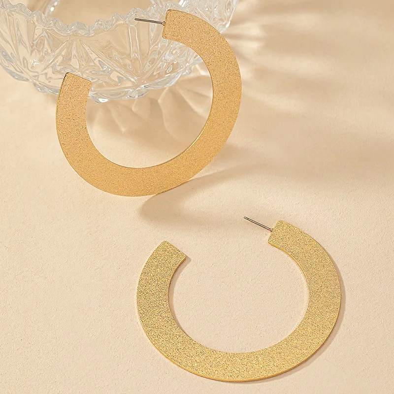 dorado fashion jewelry Weatherproof Retro Glam Alloy costume jewelry 80s earrings Ear Studs - Scratch-Resistant Upcycled Vintage Circle Earrings (1 Pair) disney descendants 3 fierce fashion jewelry