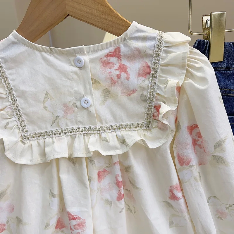 ems baby kids shop Chic Femme Floral Ruffle Polyester why is my 6 year old talking like a baby Tops & Blouses - Classic Party Wear, Affordable Luxe Style 40 kids singing' at christmas happy birthday baby jesus lyrics