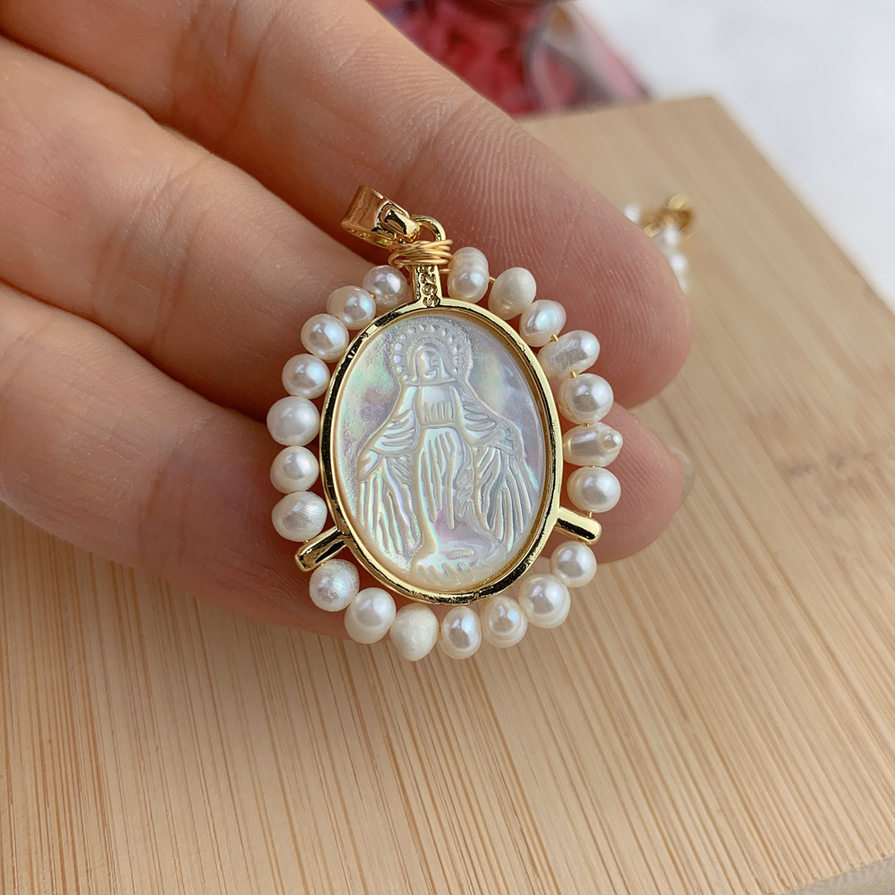 fine jewelry by stacey Minimalist Hand-Engraved amy's fine jewelry Oval Pearl Copper Charms - Vintage Vibes & Refined Elegance Jewelry Accessories fine jewelry engagement rings
