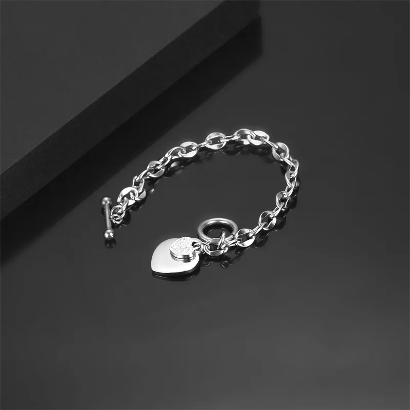fine jewelry of las vegas Affordable Fashion Gold-Plated Heart Diamond Bracelets fine jewelry gold bracelets - Comfortable Party Wear Hand-Engraved Design in Bulk kaplans fine jewelry