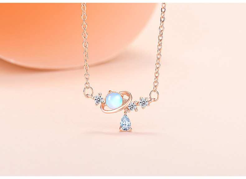 fine jewelry washington dc Affordable Unisex Sweet Planet fine jewelry halloween Necklace: Comfortable Luxury with Copper Plating & Zircon Inlay fine jewelry stores near me