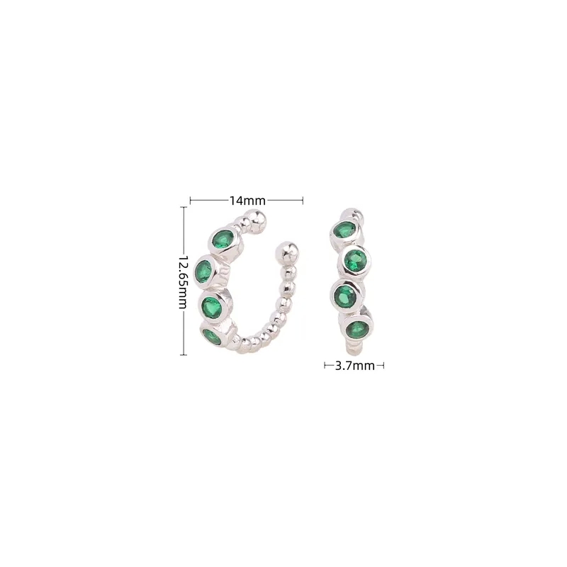 high end jewelry stores dallas Artsy high end italian jewelry brands & Sophisticated 925 Silver Zircon Ear Cuffs: Feminine Glistening Accessories high end jewelry storage