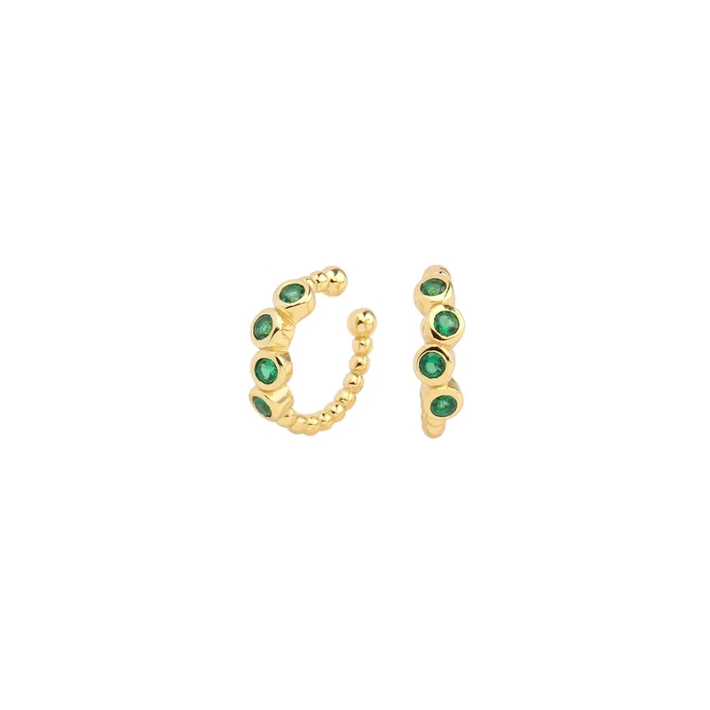 high end luxury jewelry Artsy & Sophisticated 925 Silver Zircon Ear high end jewelry stores in kansas city Cuffs: Feminine Glistening Accessories high-end punk jewelry