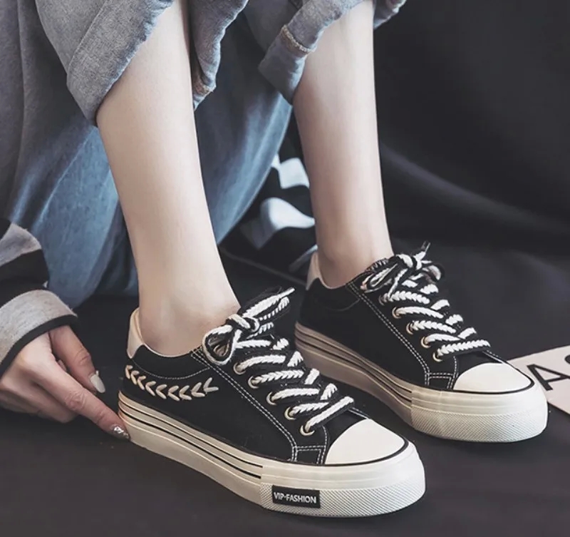 one-of-a-kind Women's Custom-Fit Boho Chic Canvas Shoes artsy - Minimalist Vintage Style, Budget-Friendly Basics premium