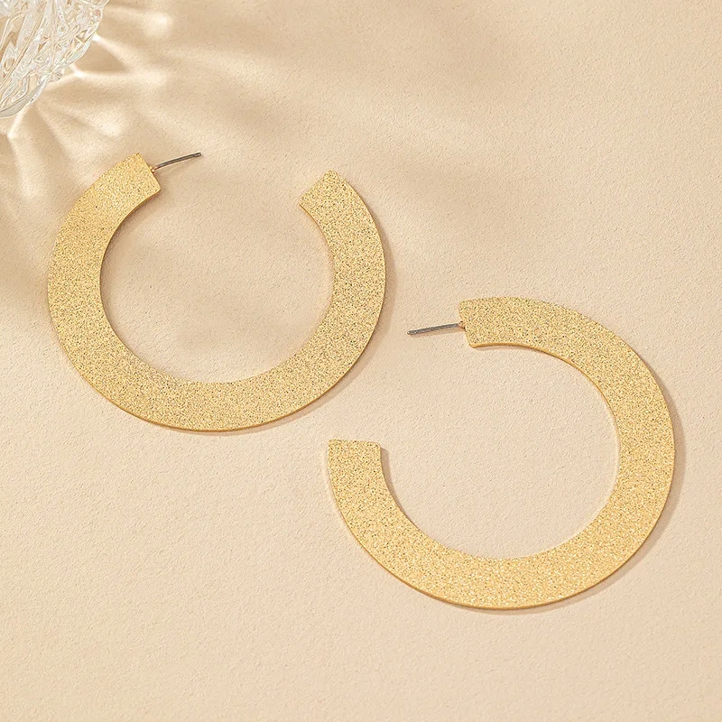 red necklaces fashion jewelry Weatherproof Retro Glam Alloy Ear Studs - korean fashion jewelry Scratch-Resistant Upcycled Vintage Circle Earrings (1 Pair) viennois fashion jewelry company limited