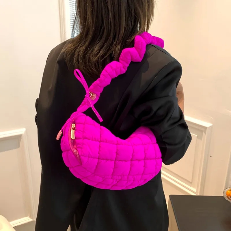 Glamorous Adjustable Nylon Streetwear Cloud Bag - Wholesale Women's All-Season Formal Elegance with Custom Options