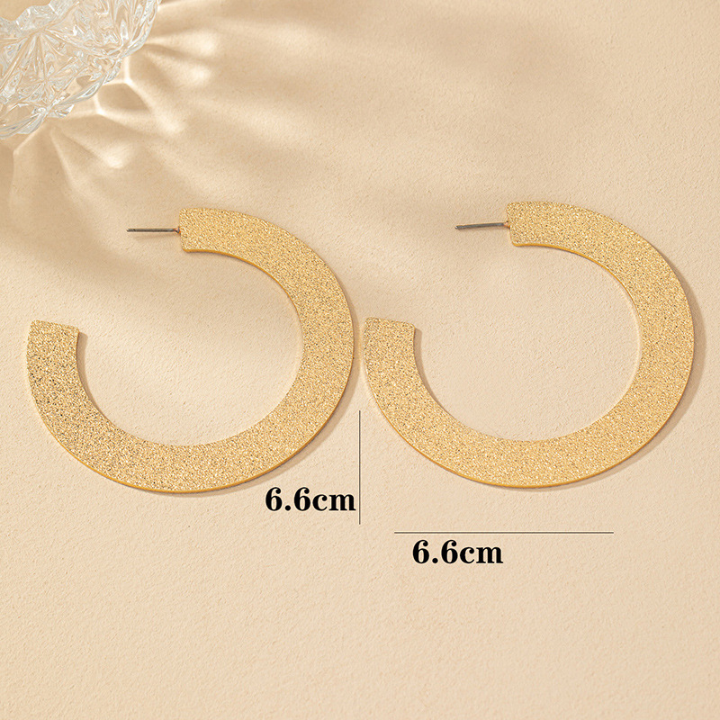 wild wear fashion jewelry and accessories Weatherproof Retro Glam Alloy Ear Studs - Scratch-Resistant Upcycled Vintage Circle Earrings long necklaces fashion jewelry (1 Pair) fashion jewelry silver 925