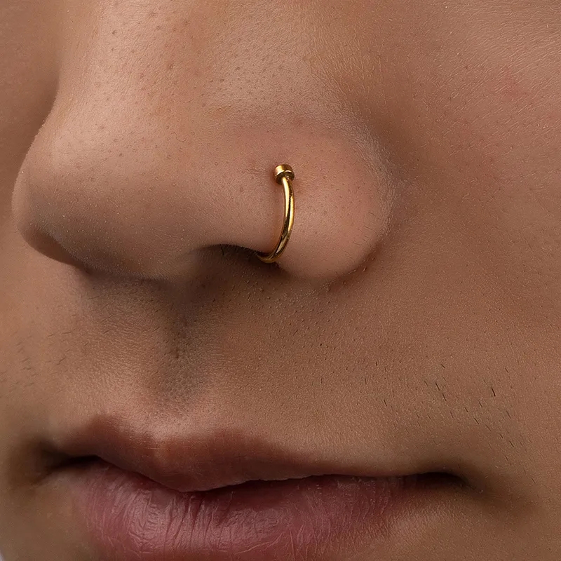 8 necklace Grunge Style Solid Color Alloy Plated Lip & christopher's fine jewelry Nose Studs - Casual Lightweight Design with Timeless Beauty fine jewelry good prices