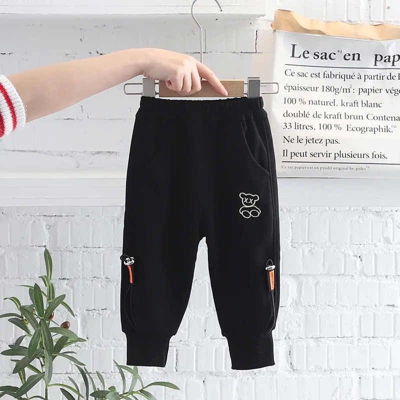 baby kids cute Budget-Friendly Sleek Organic Cotton baby yoda kids clothes Boys' Sports Pants in Solid Colors nikki baby kids