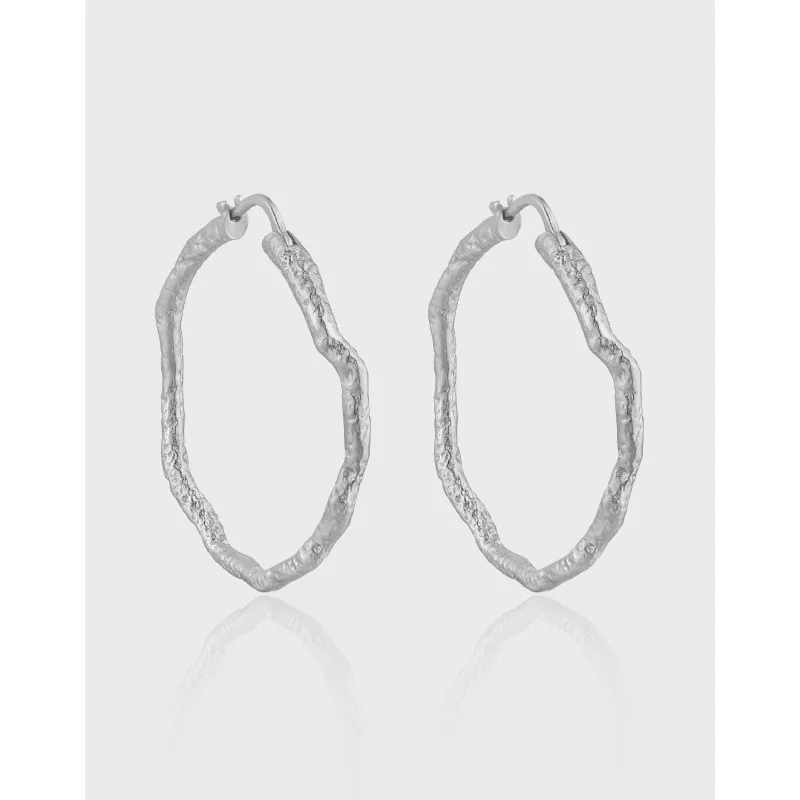 Weatherproof Bohemian Chic Statement Earrings - 925 Sterling Silver, Non-Toxic & Geometric Design