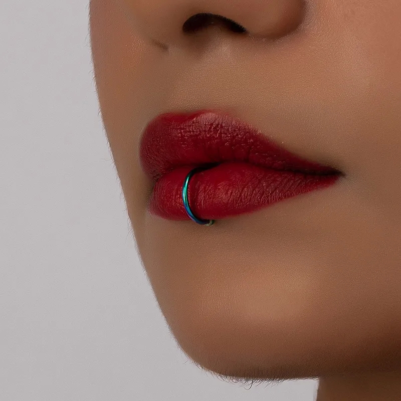 fine jewellery york Grunge Style Solid Color Alloy Plated Lip & Nose Studs - ember fine jewelry Casual Lightweight Design with Timeless Beauty deutsch fine jewelry
