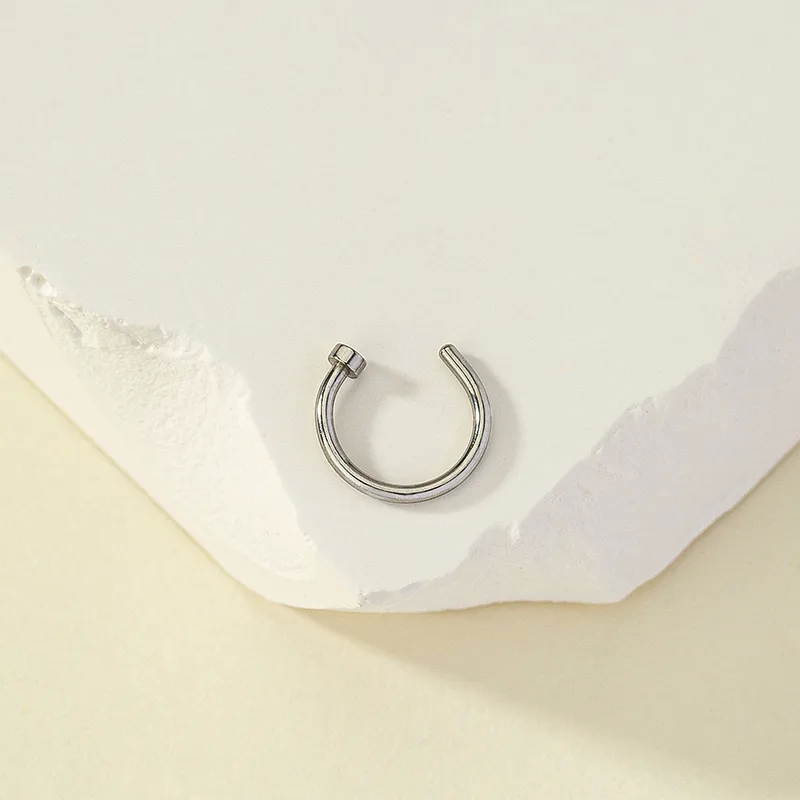 fine jewelry under $200 Grunge Style Solid Color Alloy Plated Lip & Nose fine jewelry vs demi fine Studs - Casual Lightweight Design with Timeless Beauty yeltons fine jewelry